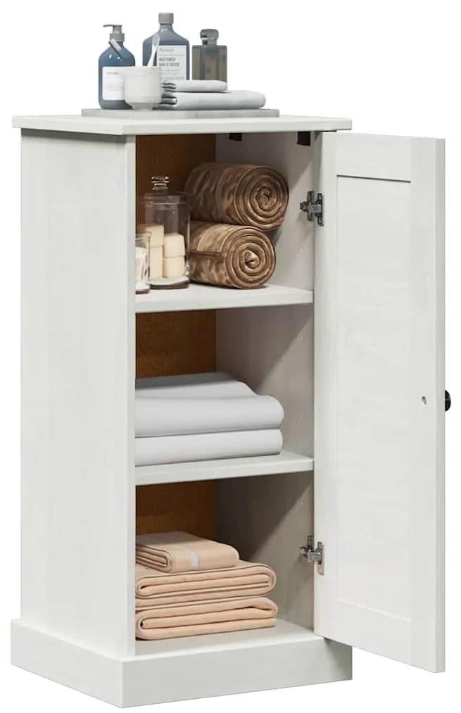 vidaXL Ντουλάπι Μπάνιου VIGO Λευκό και Αντίκα Λευκό 37,5 x 34 x 80 cm