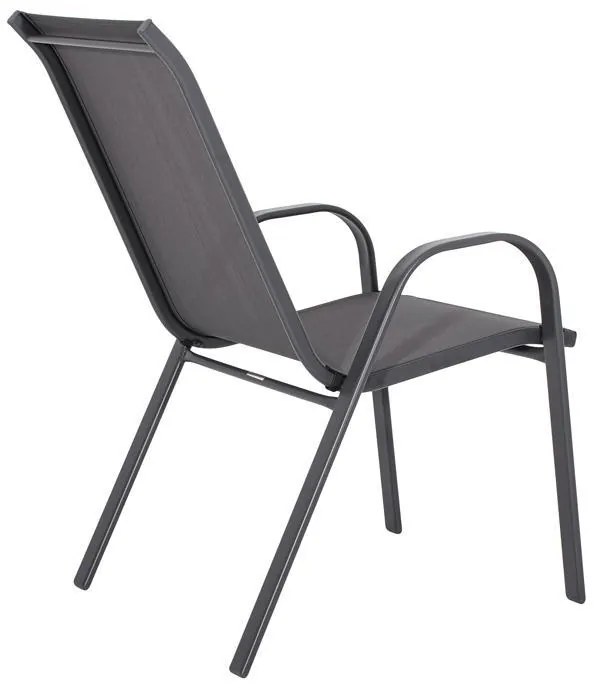 Καρέκλα FL5001 Fylliana Textlene Γκρί 55x72x92 εκ. 55x72x92 εκ.