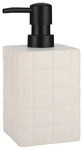 Estia Αντλία Σαπουνιού Tiles Κεραμική 450ml 7.5x15cm Λευκή 02-27728