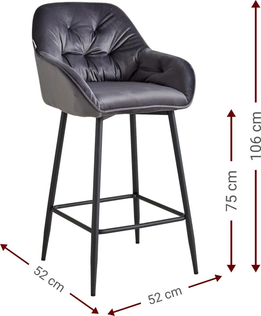 Σκαμπό μπαρ Sandra-Prasino