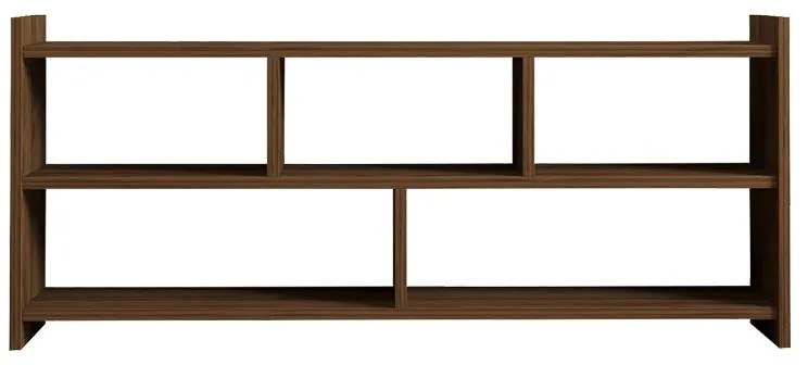 Έπιπλο τηλεόρασης Kapri καρυδί 120x28x55 εκ. 120x28x55 εκ.