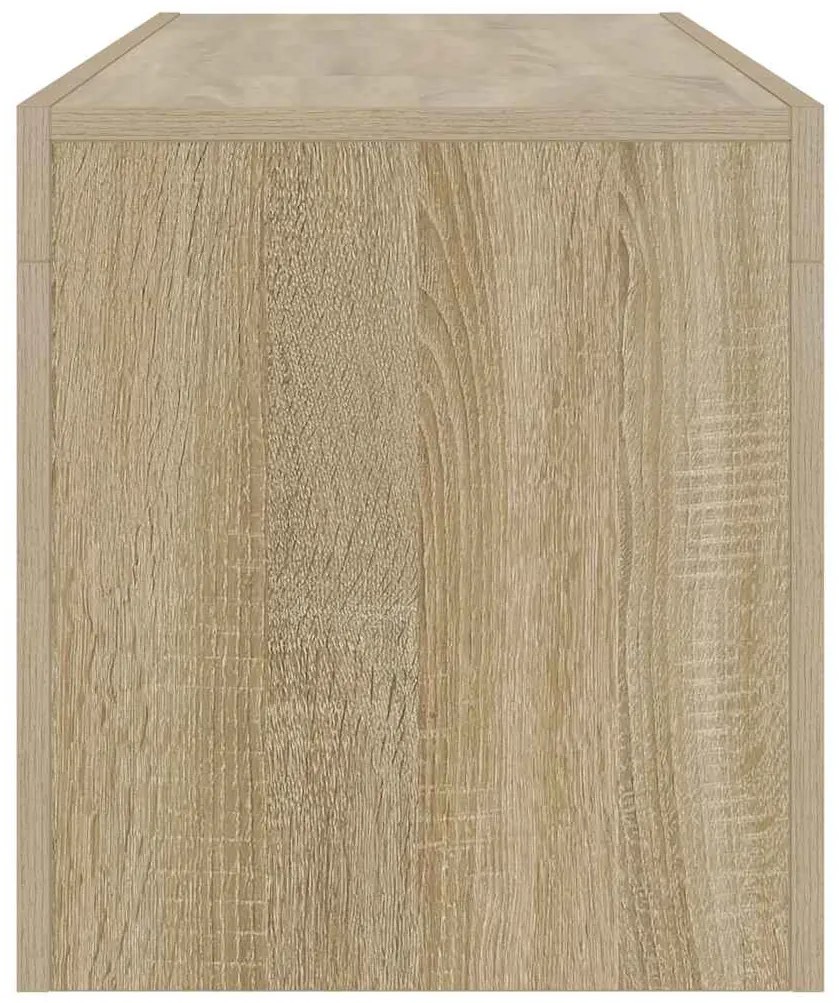 vidaXL Έπιπλο Τηλεόρασης με LED Sonoma Δρυς 120x35x40 εκ.