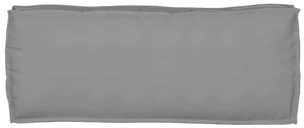 vidaXL Μαξιλάρια Παλέτας για Πάγκο 2 τμχ Γκρι 100 x 40 x 8 εκ, Ύφασμα Oxford