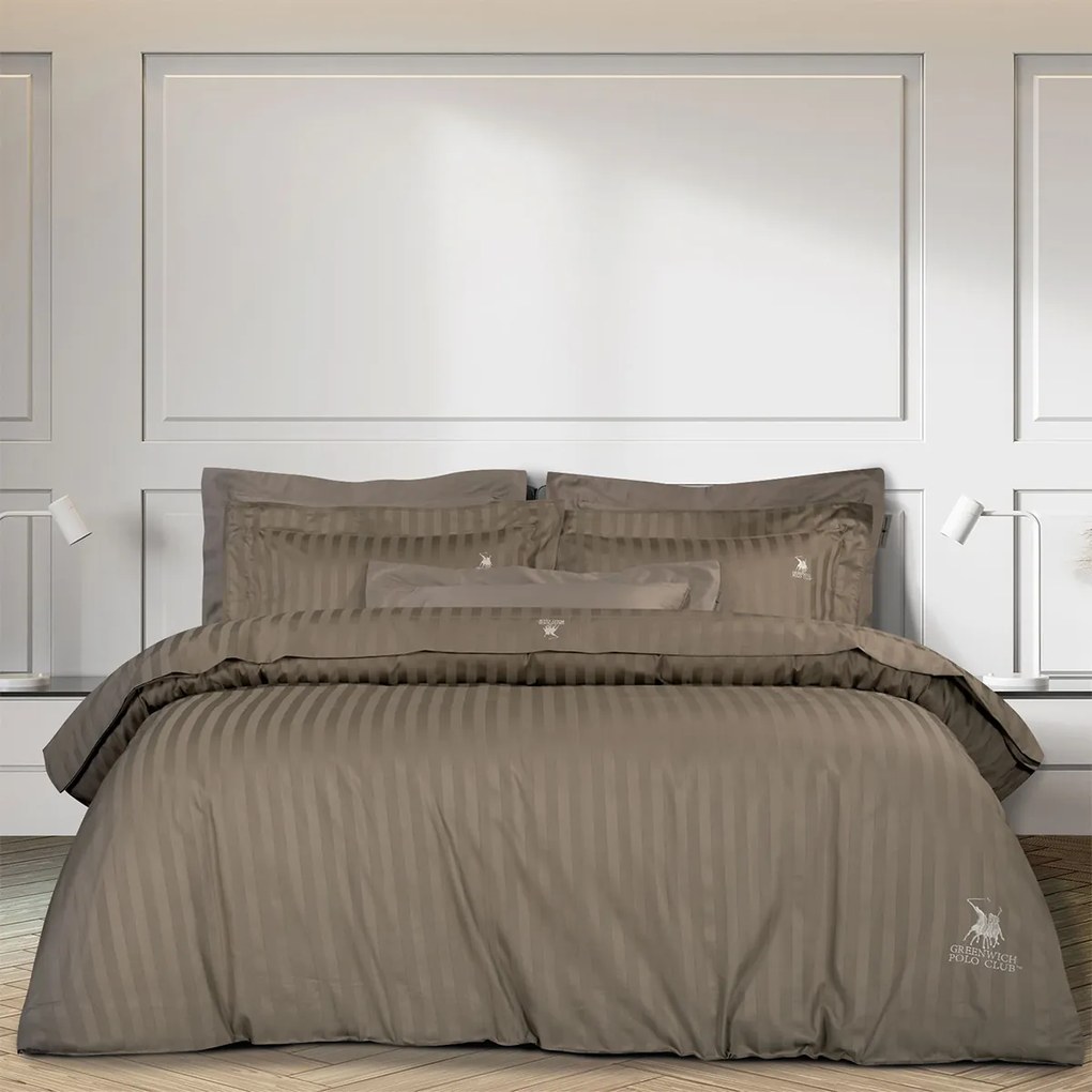 Παπλωματοθήκη Υπέρδιπλη (Σετ 220x240) Greenwich Polo Club Premium 2156 Chaki