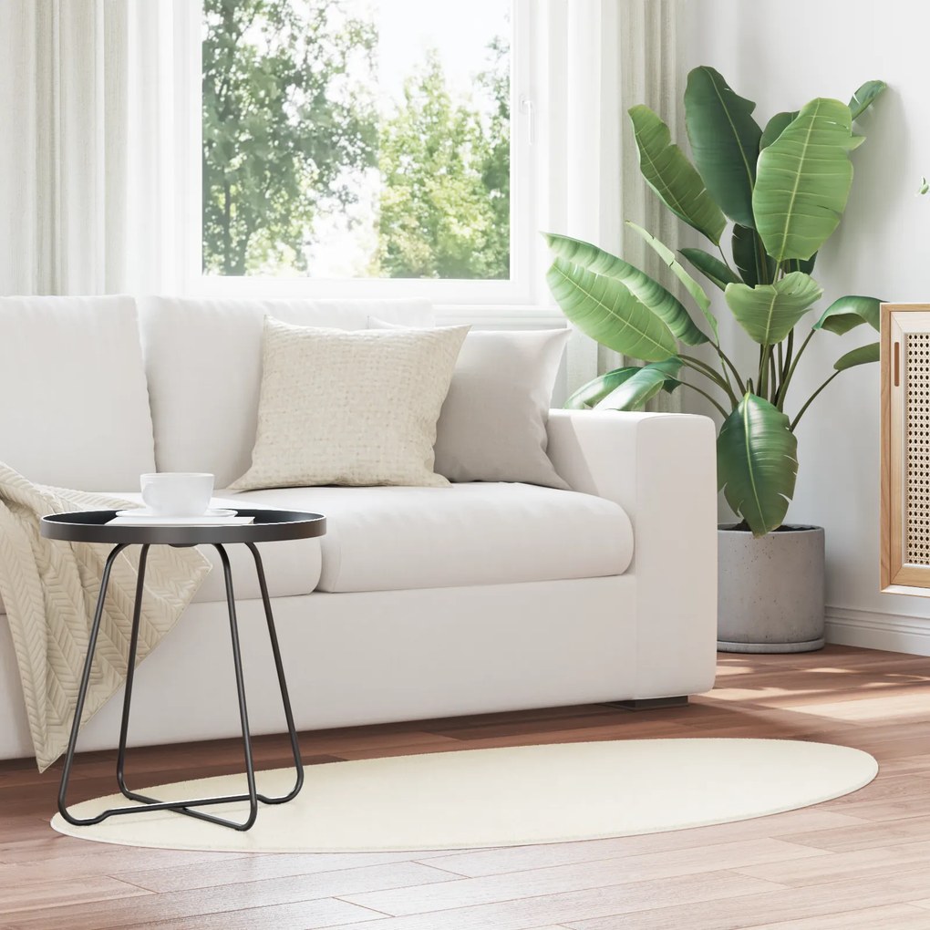 vidaXL Χαλί 'HUARTE' Χονδρό Πίλημα Μ柔κολα Γαλάζιου 160x230 εκ.
