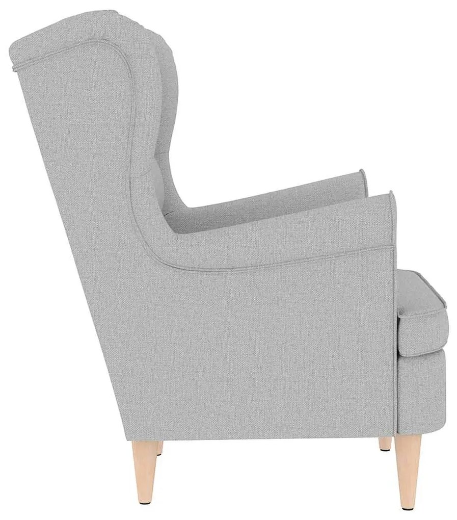 vidaXL πολυθρόνα Cloud Grey 74x84x100 cm Ύφασμα