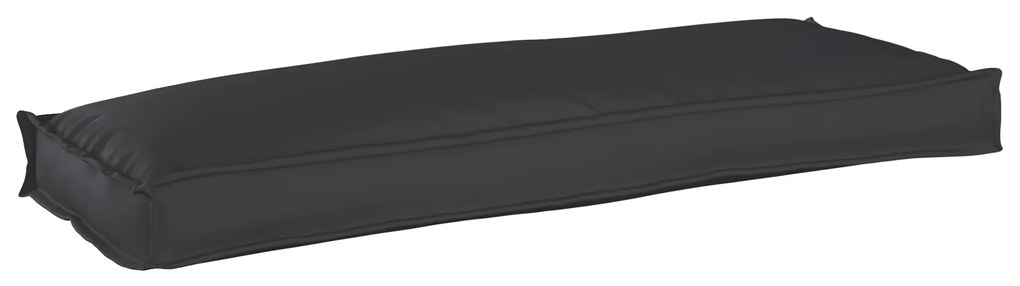 vidaXL Μαξιλάρι Παλέτας για Πάγκο Μαύρο 110 x 40 x 8 εκ. Υλικό Oxford