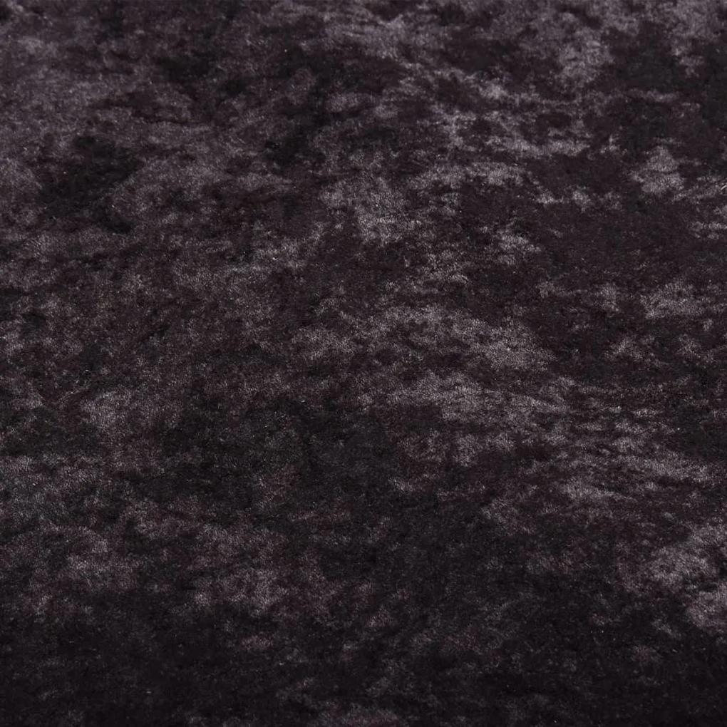 Χαλί Πλενόμενο Αντιολισθητικό Ανθρακί 120 x 180 εκ. - Ανθρακί