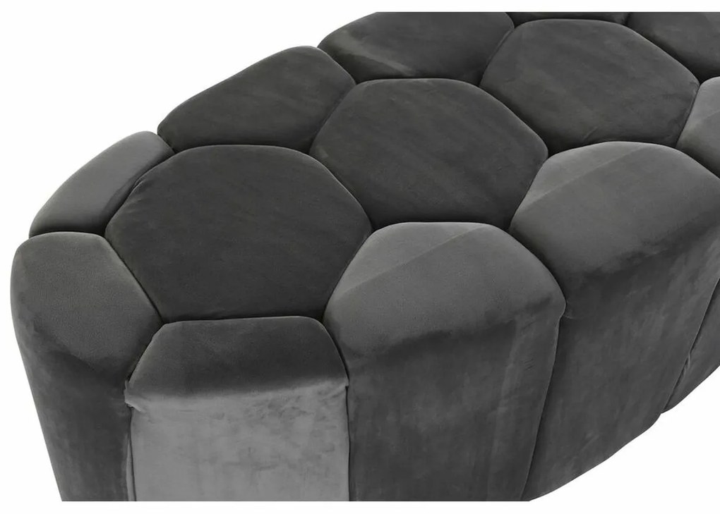Σκαμπό DKD Home Decor Γκρι Ξύλο MDF 125 x 53 x 46,5 cm
