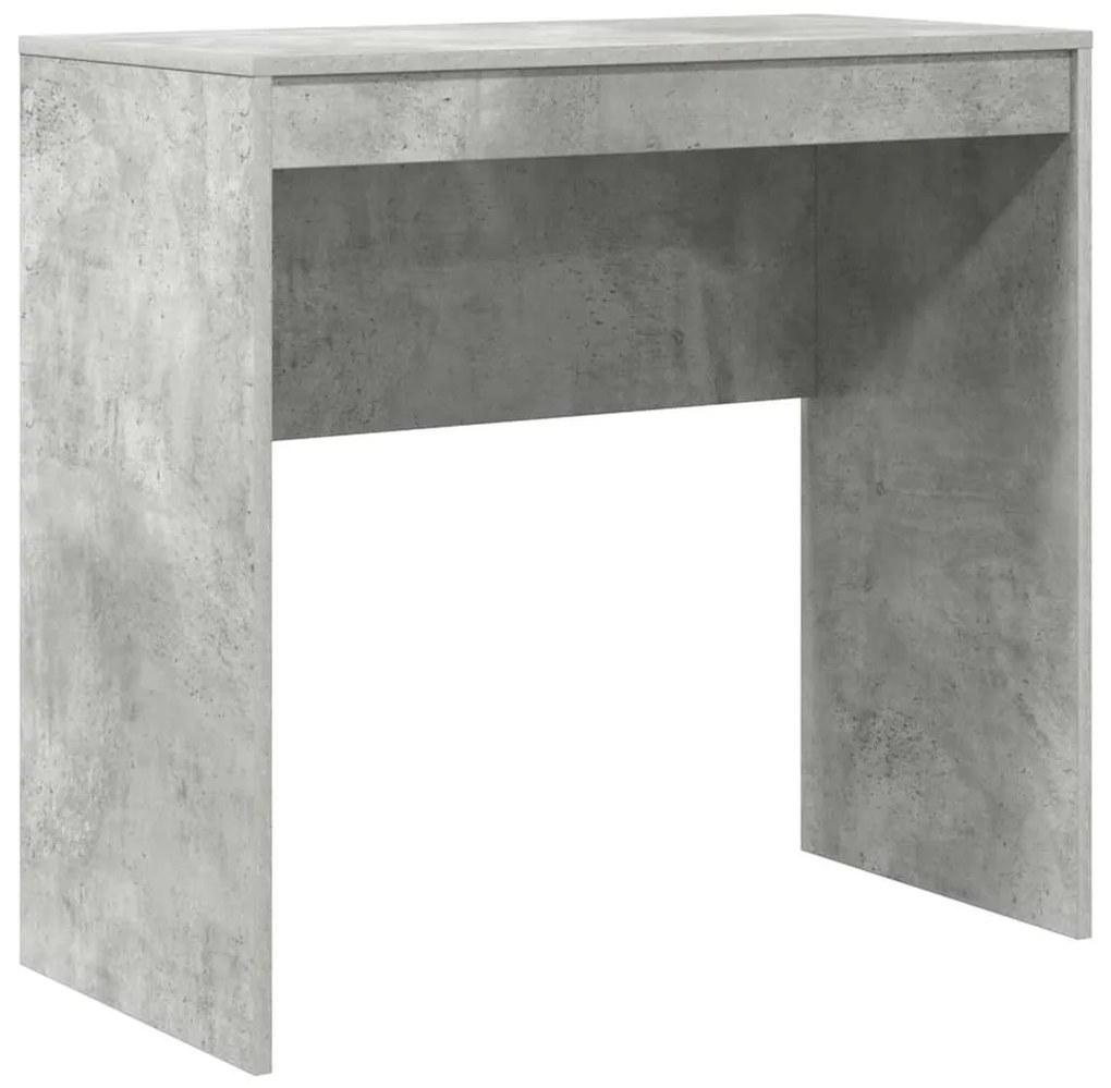 vidaXL Γραφείο Γκρι σκυροδέματος 80 x 40 x 76 εκ. Επεξεργασμένο ξύλο