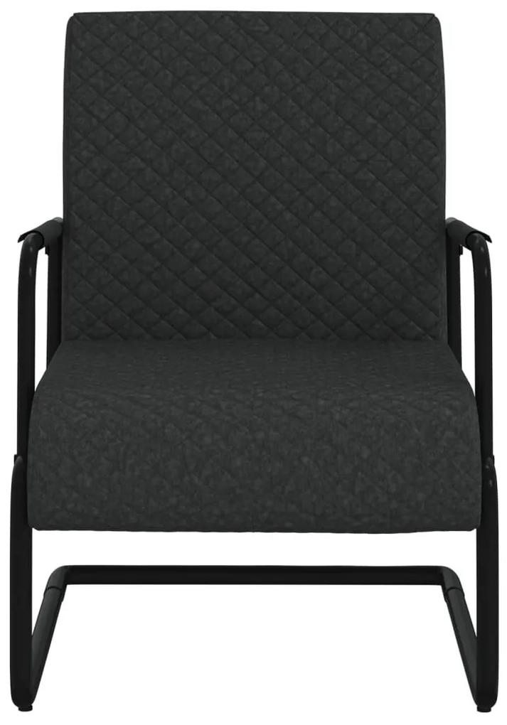 Καρέκλα «Πρόβολος» Μαύρη από Συνθετικό Δέρμα - Μαύρο