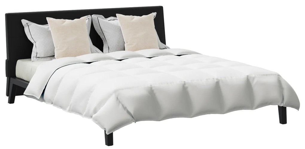 vidaXL Πάπλωμα με μαξιλάρι 3 pcs Λευκό 200 x 200 cm Πούπουλο