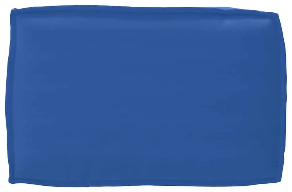vidaXL Μαξιλάρι παλέτας για πλάτη Μπλε Ρουά 60 x 40 x 12 cm