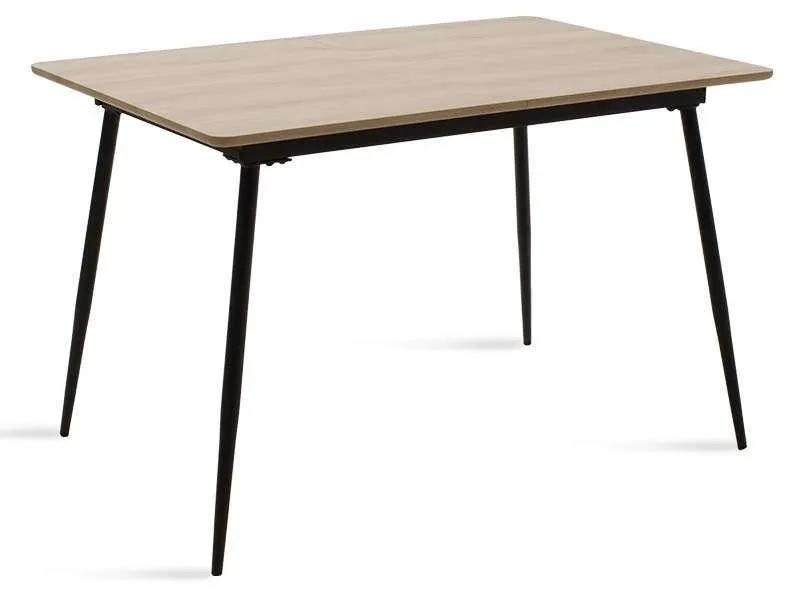 Τραπέζι Shazam Επεκτεινόμενο  096-000001 120-160x80x76cm Sonoma Mdf,Μέταλλο