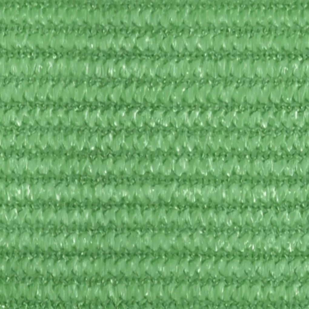 Πανί Σκίασης Ανοιχτό Πράσινο 5 x 5 x 5 μ. από HDPE 160 γρ./μ² - Πράσινο