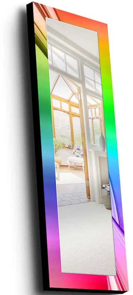 Καθρέπτης Τοίχου 755MER1105 40x120cm Multi Wallity Wood, Fabric