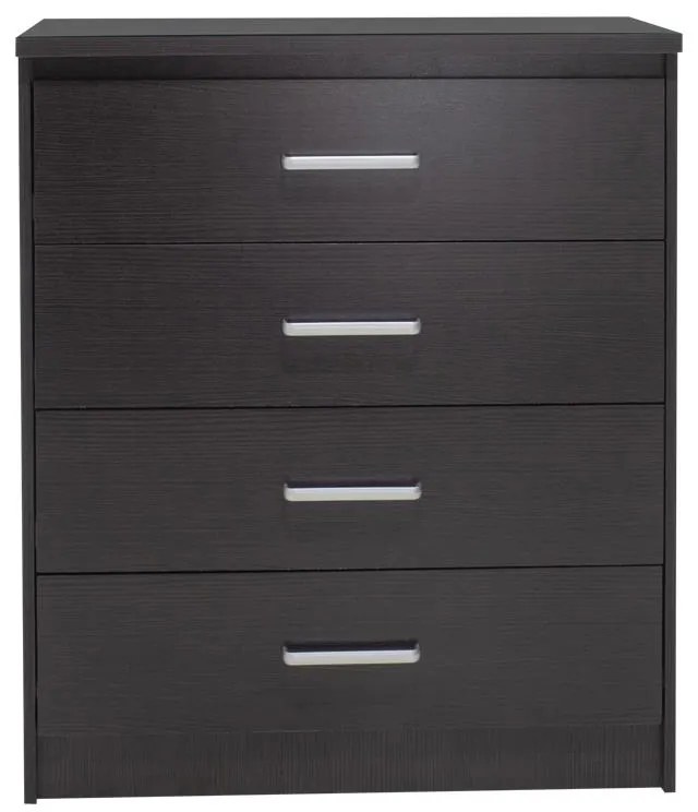 Συρταριέρα OLYMPUS με 4 συρτάρια χρώμα wenge 80x40x95εκ 80x40x95 εκ.