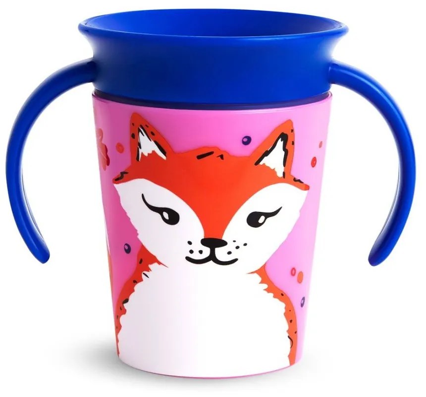 Ποτήρι Παιδικό Miracle Trainer Cup 177ml Fox Pink Munchkin 177ml Πλαστικό