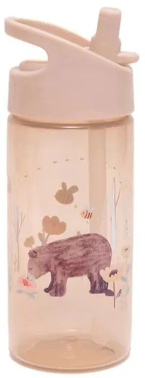 Παγούρι 380ml Με Καλαμάκι Petit Monkey White Stars