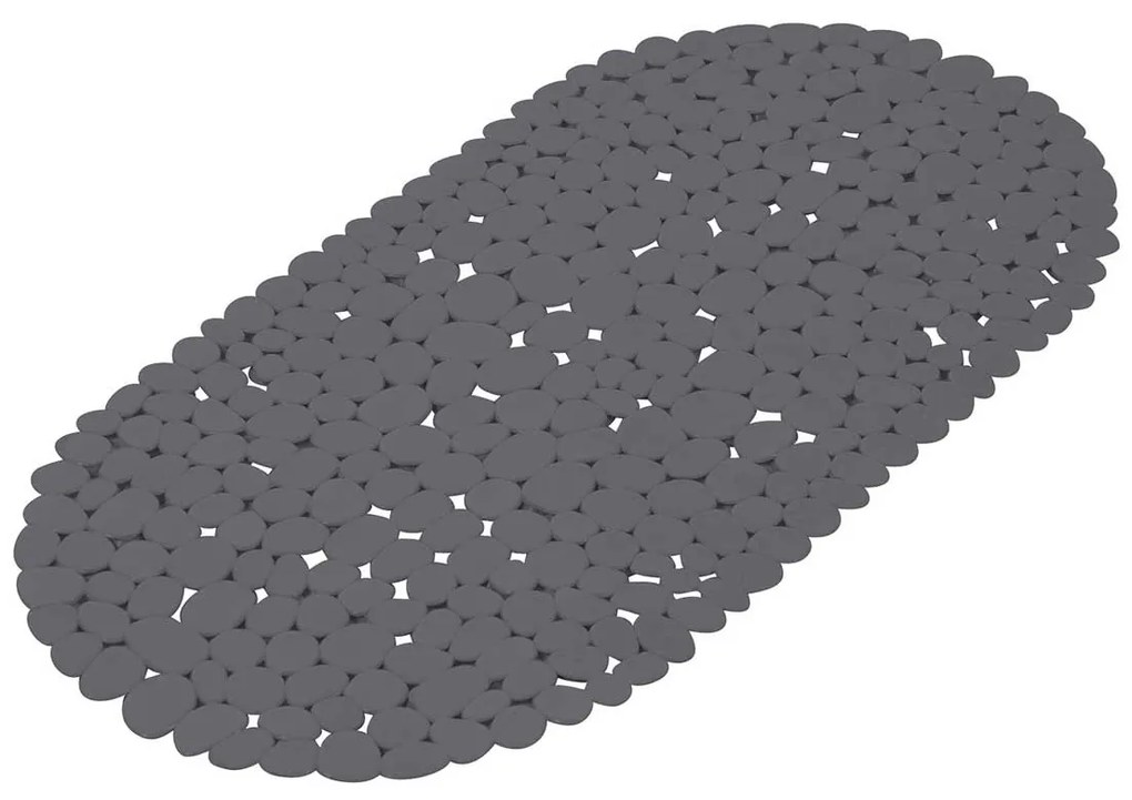 Αντιολισθητικό Πατάκι Μπανιέρας (36x69) L-C Vitamine Charcoal Grey 6TCA055GR