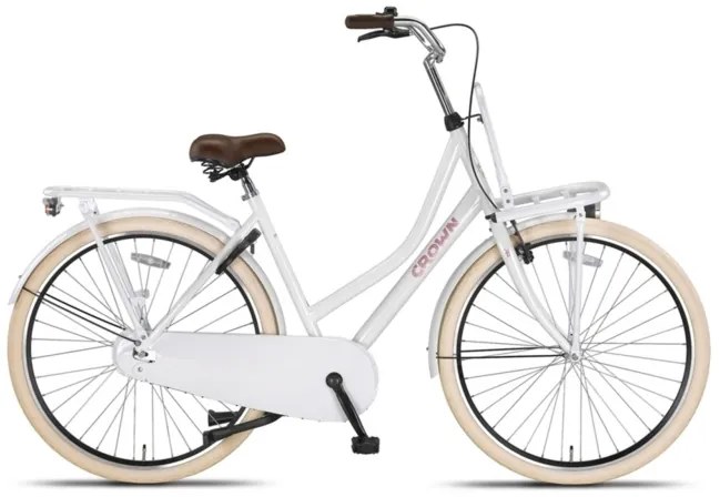 Holland 28 Inch 53 cm Women Coaster Brake WhiteCrown