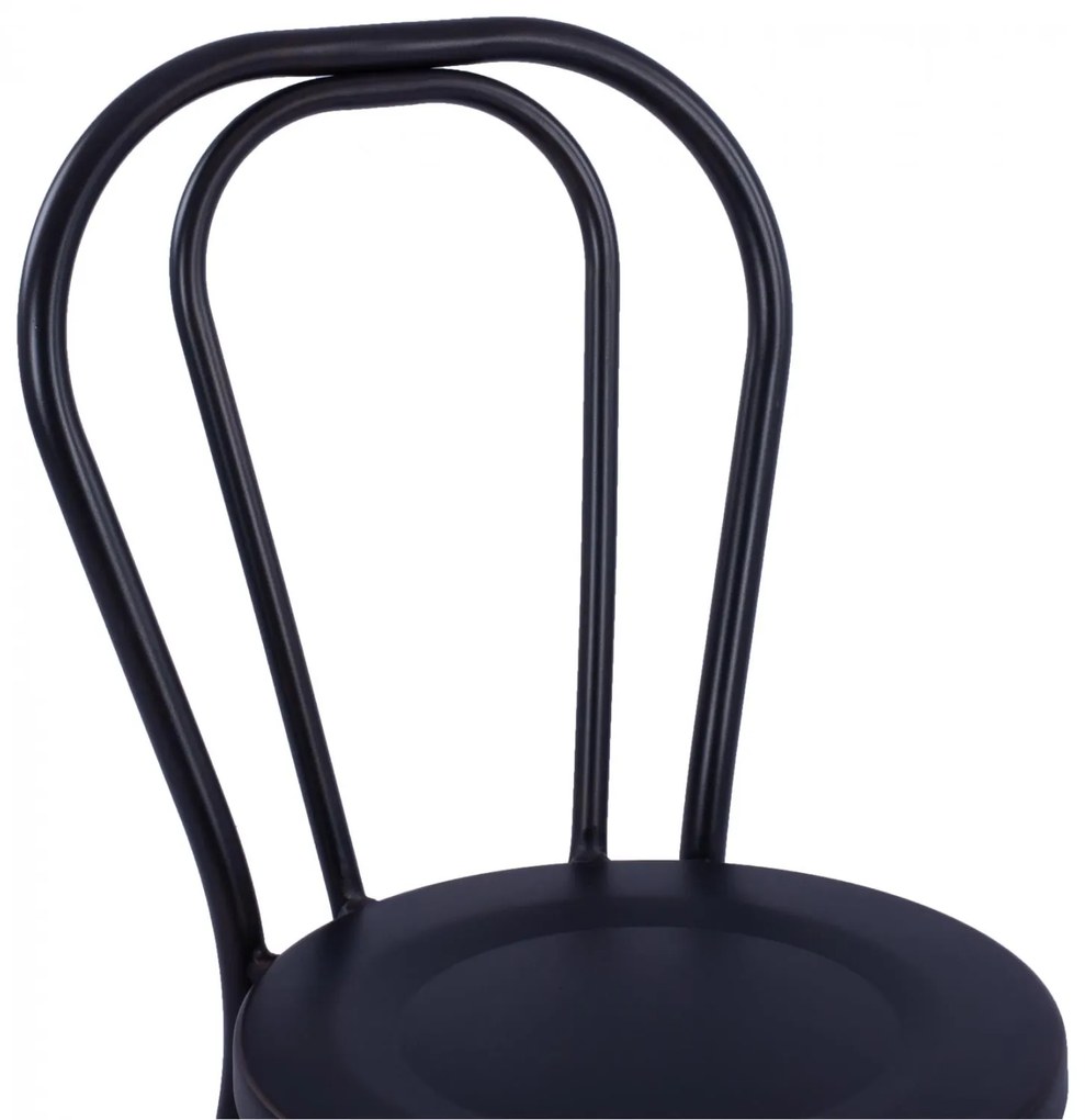 Καρέκλα CONRAD C5557.01 Αλουμινίου Τύπου Βιέννης Μαύρο Rusty 42x52x88,5 εκ. 6αδα 42x52x88.5 εκ.