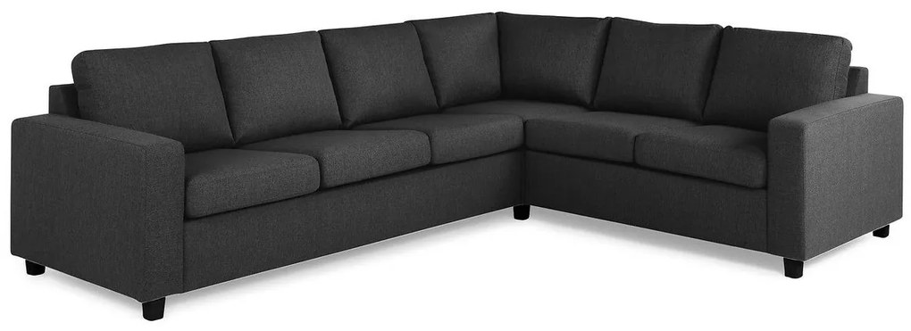 Γωνιακός Καναπές Scandinavian Choice C156, Μαύρο, 284x223x80cm