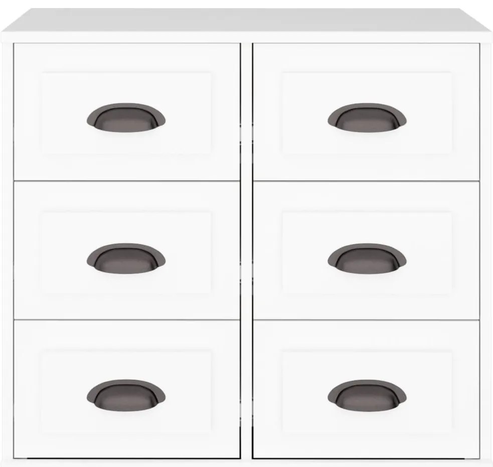 vidaXL Ντουλάπι Λευκό 70 x 35,5 x 67,5 εκ. από Επεξεργασμένο Ξύλο