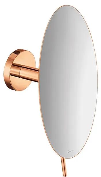 Καθρέπτης Μεγεθυντικός Επίτοιχος Rose Gold 24K Μεγέθυνση x3 Sanco Cosmetic Mirrors MR-702-A06