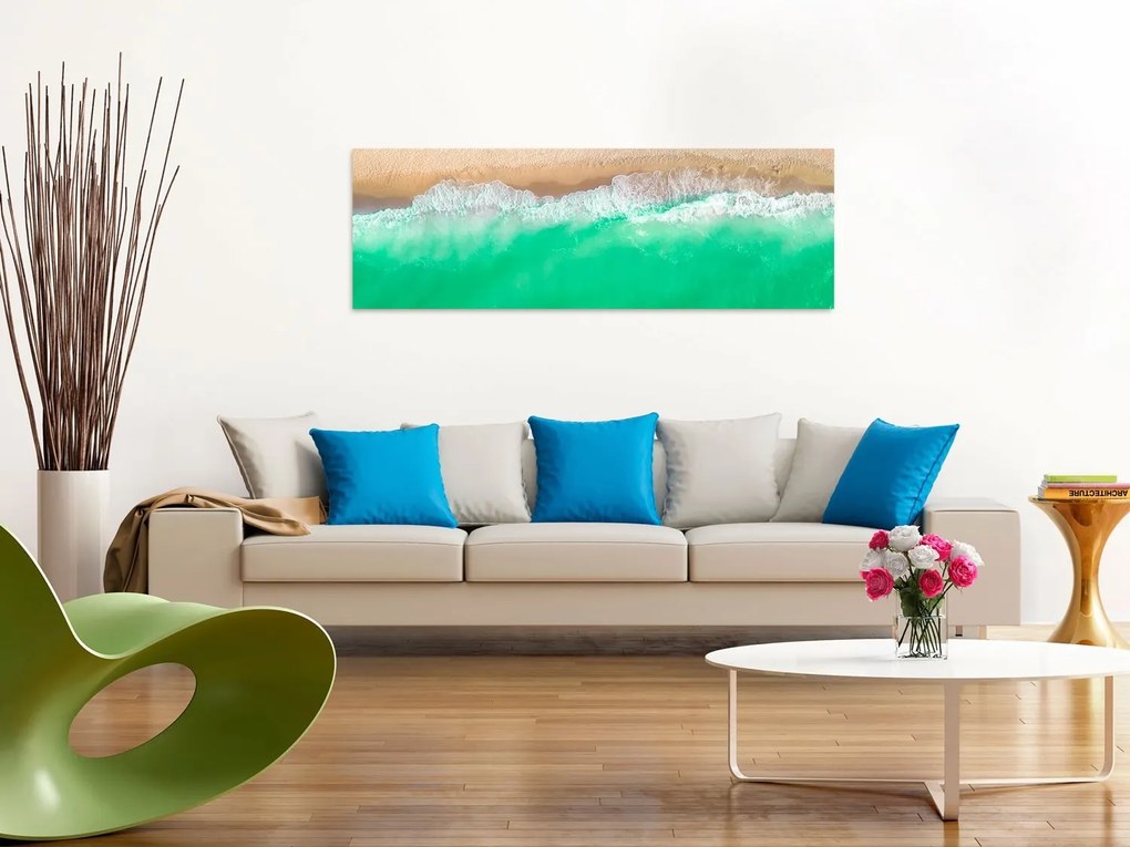 Πίνακας - Coast (1 Part) Narrow Green 120x40