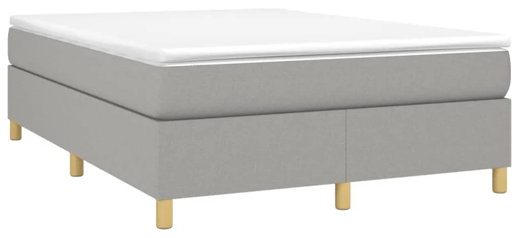 ΠΛΑΙΣΙΟ ΚΡΕΒΑΤΙΟΥ BOXSPRING ΑΝΟΙΧΤΟ ΓΚΡΙ 140X190 ΕΚ. ΥΦΑΣΜΑΤΙΝΟ 3120953