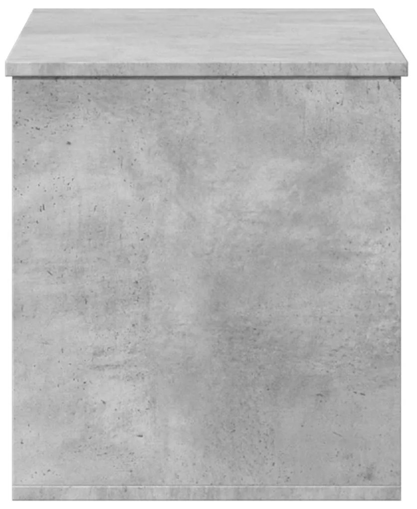 vidaXL Κουτί Αποθήκευσης Γκρι Σκυροδέματος 100x42x46 εκ. Επεξεργ. Ξύλο