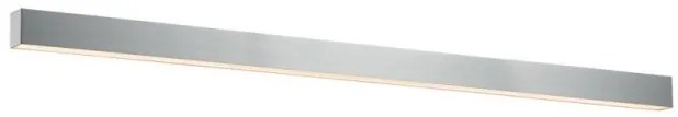 Γραμμικό Τοίχου Direct+Indirect L2820 3000K Ανοδ. Dim. Station Ultra 3911-12282-3-U-D4 Viokef-3911-12282-3-U-D4-Ασημί 3911-12282-3-U-D4