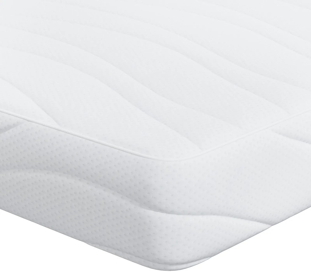 vidaXL Στρώματα Λευκό 140 x 190 cm 100% ύφασμα πολυεστέρα