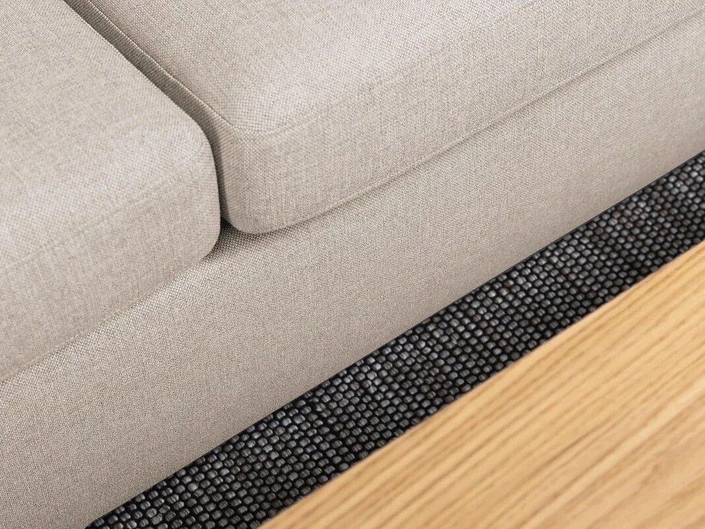 Γωνιακός Καναπές Scandinavian Choice C157, Ανοιχτό καφέ, 344x199x80cm