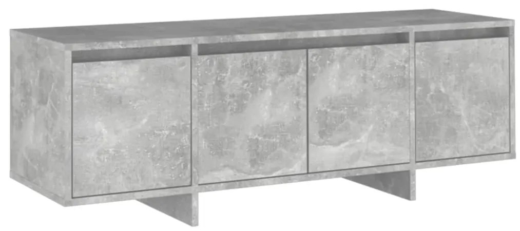 vidaXL Έπιπλο Τηλεόρασης Γκρι Σκυροδέματος 120x30x40,5 εκ. Επεξ. Ξύλο