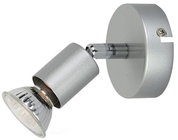 Φωτιστικό Σποτ Aca MC634SL1 TRINITY Ασημί (Silver Coloured)