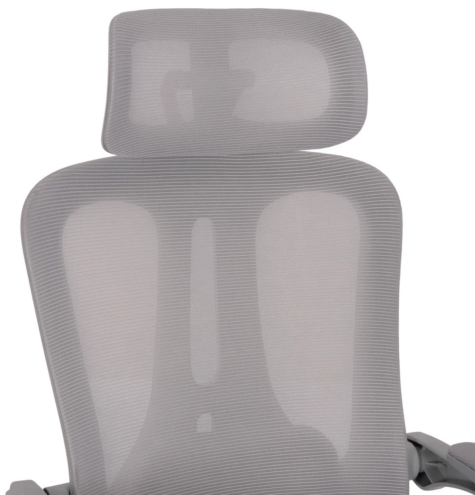 ΚΑΡΕΚΛΑ ΓΡΑΦΕΙΟΥ BARNET HM18258.02 ΓΚΡΙ MESH-ΓΚΡΙ ΣΚΕΛΕΤΟΣ NYLON 61x62x123Υ