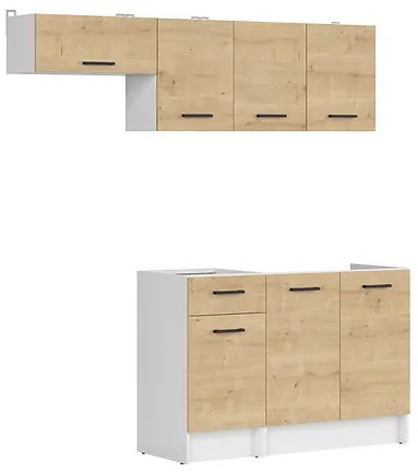 Σετ κουζίνας Boston 420, 180x45cm, 70 kg, Πλαστικοποιημένη μοριοσανίδα | Epipla1.gr