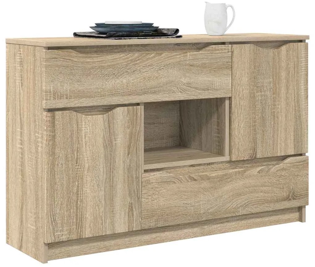 vidaXL Πλαϊνό γραφείο Δρύς Sonoma 100 x 30 x 65,6 Επεξεργασμένο ξύλο