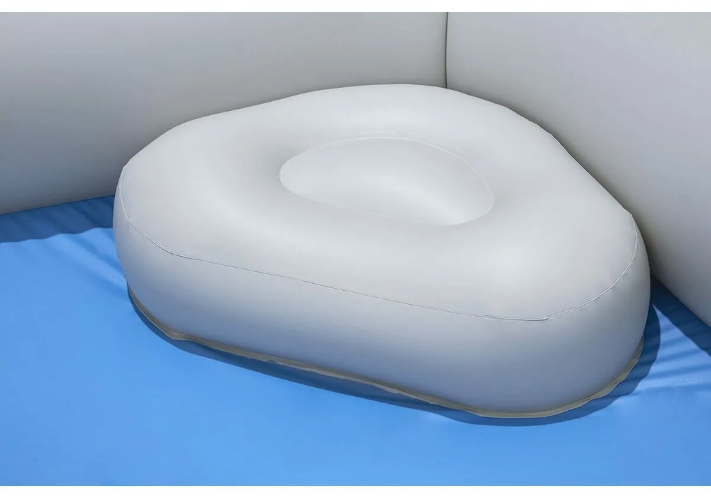 Φουσκωτή Πισίνα Bestway Γκρι 213 x 206 x 53 cm