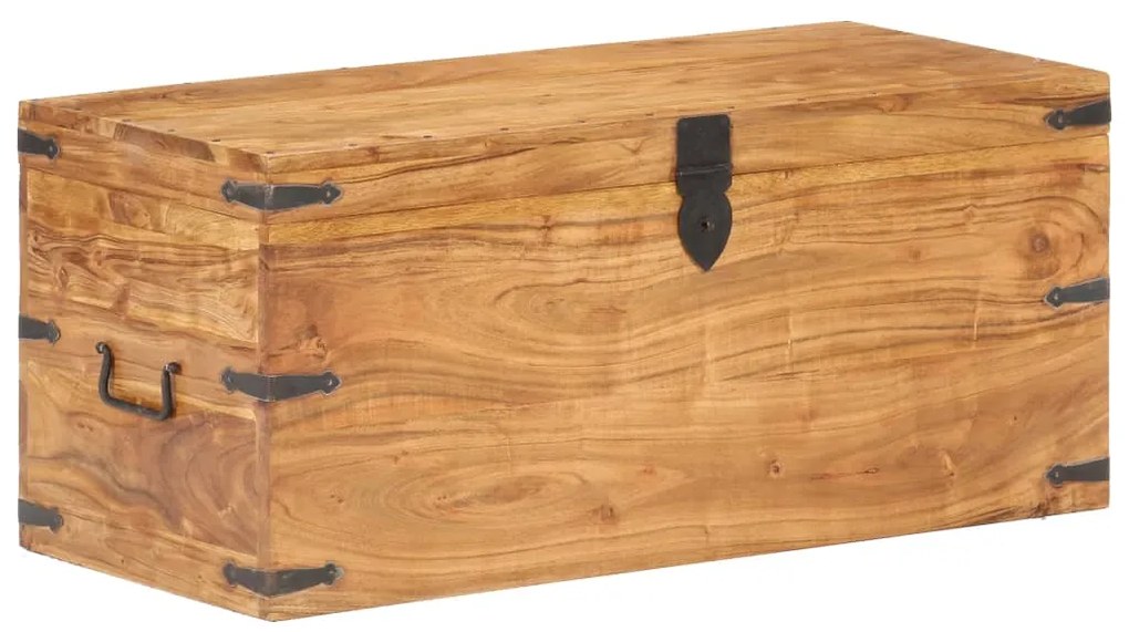 vidaXL Μπαούλο 90 x 40 x 40 εκ. από Μασίφ Ξύλο Ακακίας