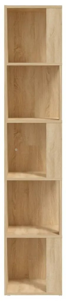 Ντουλάπι Γωνία Sonoma Oak 33 x 33 x 164,5 εκ. από Επεξ. Ξύλο - Καφέ