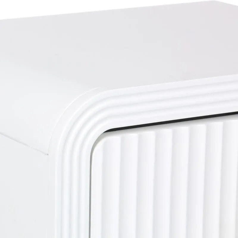 Κομοδίνο Zeplen MDF σε λευκή απόχρωση 40x30x53εκ 40x30x53 εκ.