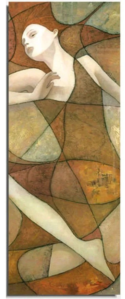 Πίνακας Καμβάς 265VGA1439 30x80cm Multi Wallity Κάθετοι Wood, Canvas