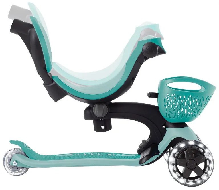 Globber Scooter Go.Up Baby Lights 360 Mint