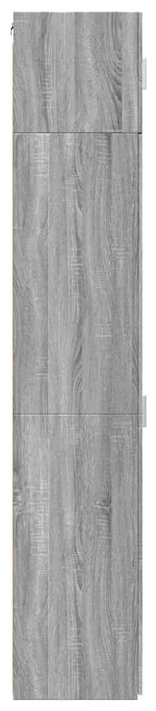 vidaXL Ντουλάπι Αποθήκευσης Στενό Δρυς 50x42,5x225 εκ. Επεξεργ. Ξύλο