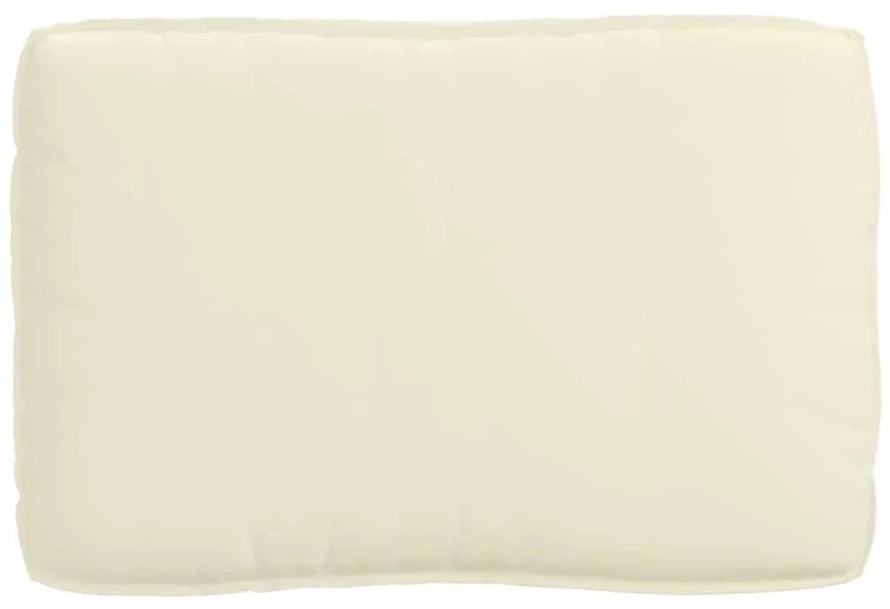 vidaXL Σετ Μαξιλαριών Πάγου 2 pcs Κρεμ Ύφασμα Όξφορντ