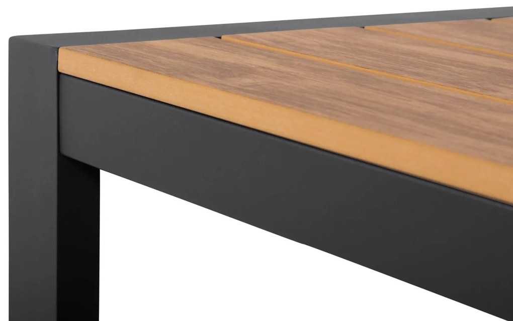 Τραπέζι GOYA Αλουμίνιο Ανθρακί και Polywood 160x80x75Υ εκ. 160x80x75 εκ.