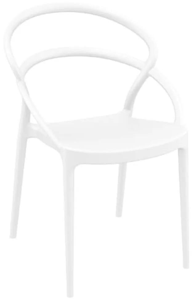 Καρέκλα Pia White 20-0138 54Χ56Χ82cm Siesta